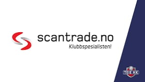 Scantrade.no logo with red S symbol and text, Norwegian club specialist website header