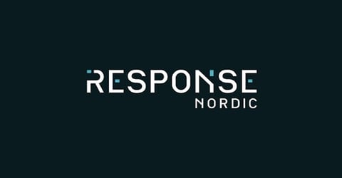 Response Nordic logo on dark background